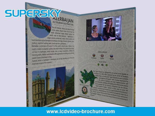 Quality HD Professional Video In Print Brochure Paper Material For Opening Ceremonies for sale