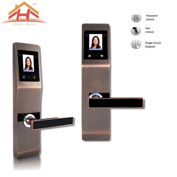 Quality High Security Face and Password Door Lock With Touch Screen for sale