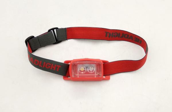 Quality SMD COB LED Headlamp Silicone Headlamp Red 2xLED 45lm 6M 3AAA LED Light Source for sale