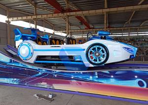 Wholesale Indoor Outdoor Track Type Theme Park Equipment , Fun Ride F1 Flying Car Rides For Kids from china suppliers