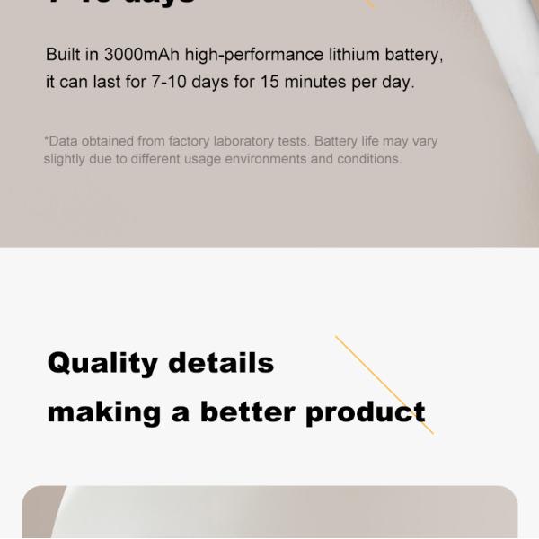 Rechargeable Air Compression Head Massager Eye Care Hot Compress