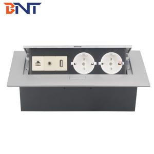 China Professional Desktop Pop Up Power Outlet , Pop Up Hidden Power Socket on sale