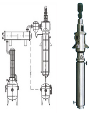 Thin Film Rotary Agitator Scraper Type Evaporator 1-10m2 Atfd Evaporator For Oil