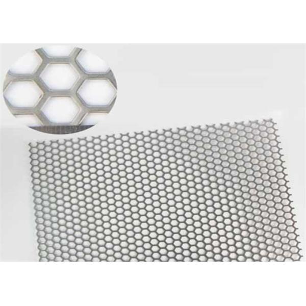 25mm Hexagonal 1m Galvanized Decorative Panels Perforated Metal Screen Sheet