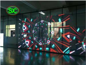 China High brightness 1r1g1b transparent led panel screen with 15.63mm pixel pitch on sale