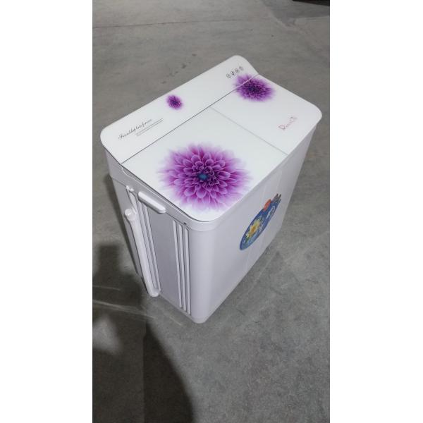 Plastic Semi Automatic 8.5kg Home Washing Machine With Glass Lid 775 * 448 * 922