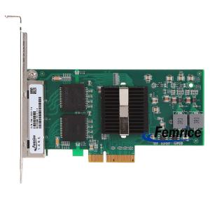 Femrice 1G Quad Port RJ45 Ethernet Server Adapter Intel I350 Chip Server Network Interface Cards