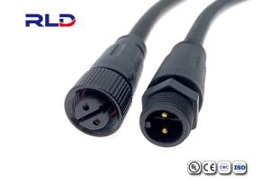 China Straigh Plug Aviation Waterproof Wire Connectors Male Cable IP67 M12 Sensor 5/8 Pin on sale