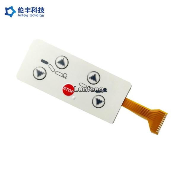 Quality Polyester PET Membrane Switch , Tactile Membrane Switch With Flexible Circuit for sale
