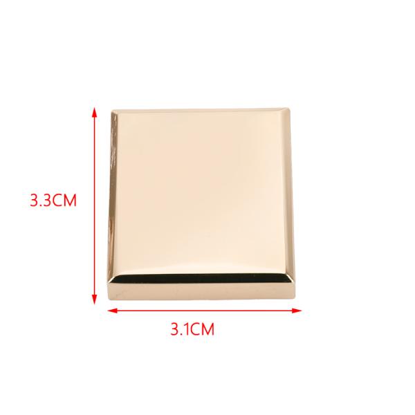 Square Flat Tote Metal Lock Handbag Lock Accessories DIY Hardware