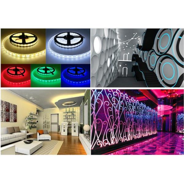 High Intensity Flexible LED Strip Lights SMD 5050 RGB 60 LEDS IP68 Waterproof