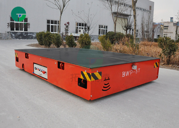 10t trackless battery 360 degree steering electric transfer cart