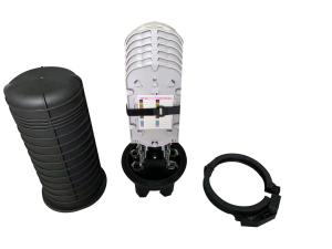 China Dome Heat Shrinkable Seal Fiber Optic Splice Closure 6x Splice Tray 288 Core on sale