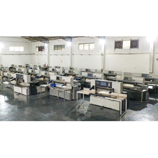 Used Automatic Industrial Guillotine Paper Cutting Machine Polar 115XC Weight 3500KG