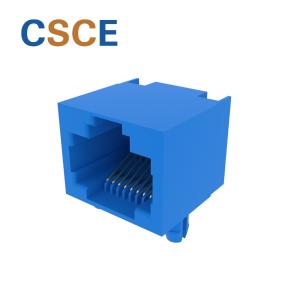 Plastic Housing RJ45 Internet Connection , 10 / 100 Megabit RJ45 Through Connector