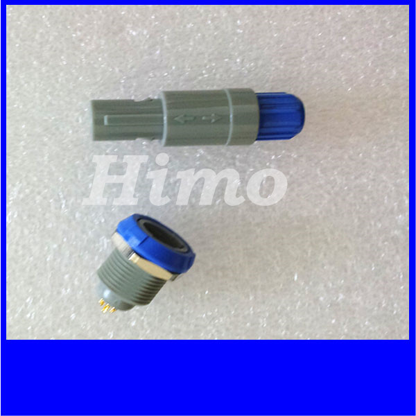 1P series 2-pin lemo plastic push pull connector PAGPKG
