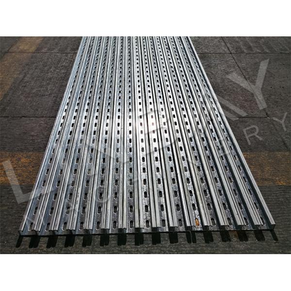 Galvanized Steel Channel Roll Forming Machine 18kw 5T