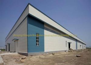 China Waterproof Warehouse Steel Structure Grade Q235B / Q345B Prefab Warehouse on sale