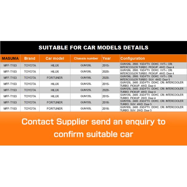 MASUMA 23390-0L090 23390-0L070 Fuel filter for TOYOTA Fortuner 2016 GUN165 GUN155 GUN156