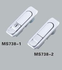 Quality MS738 push to open latch push button locks Panel Cabinet Handle Lock for sale