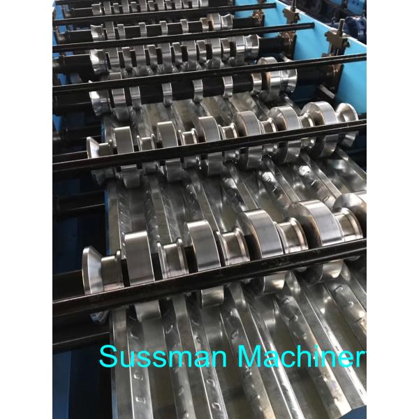 Building Material Metal Floor Decking Sheet Roll Forming Machine With Embossing Roller