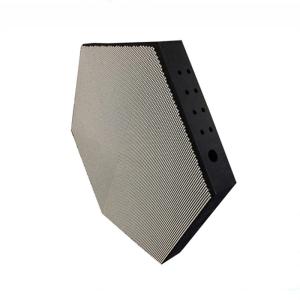 full color rgb matrix control mini hexagon led display for DJ booth customized