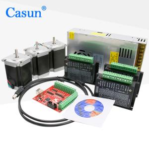 Wholesale Nema 34 86x86mm CNC Kit 4 Axis Open Loop Stepper Motor 12N.M For CNC Machine from china suppliers