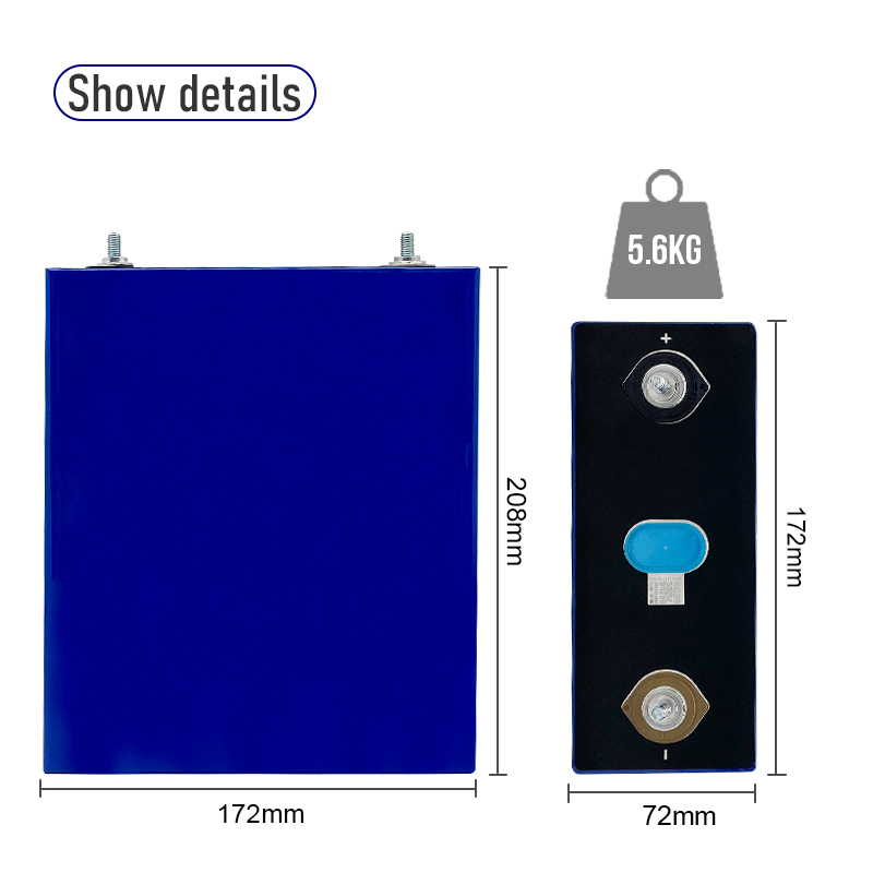 280ah Rechargeable Lithium Battery Pack Lifepo4 Cell 6000 Cycle