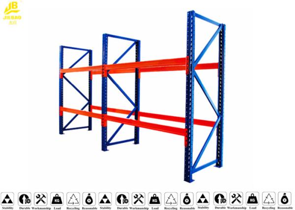 Quality Safe Drive In Pallet Racking System , Push Back Pallet Rack Storage Systems for sale