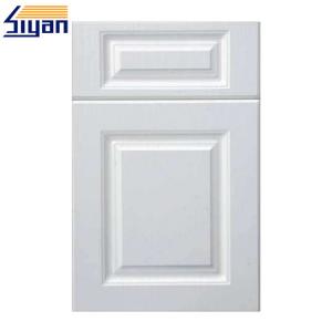 Elegant White MDF Kitchen Cabinet Doors Replacement With Matte Surface