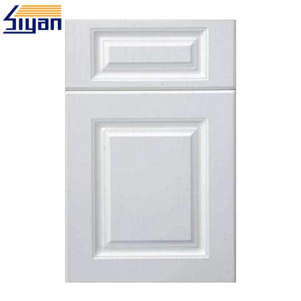 Quality Elegant White MDF Kitchen Cabinet Doors Replacement With Matte Surface for sale
