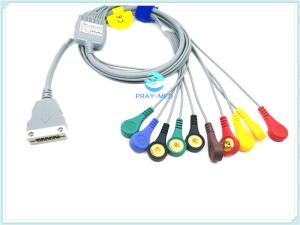 China Compatible Beneware ECG Patient Cable , 12 Lead ECG Cable With TPU Material on sale