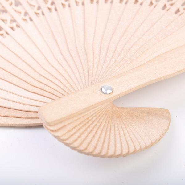Bamboo Engraved Logo Hand Fan Gift Bag Wedding Party Favors Wedding Return Promotion Gift Bamboo Hand Fan