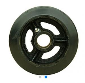 Wholesale Rubber Caster Wheels Caster Parts V Groove Caster Wheels With Steel Core from china suppliers