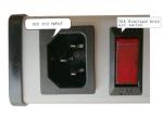 UL C-UL list 3Way IEC Output Socket Built in 15A Overload Protector Outlets