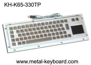 China Stainless Steel Ruggedized Industrial Metal Keyboard Vandal Resistant on sale