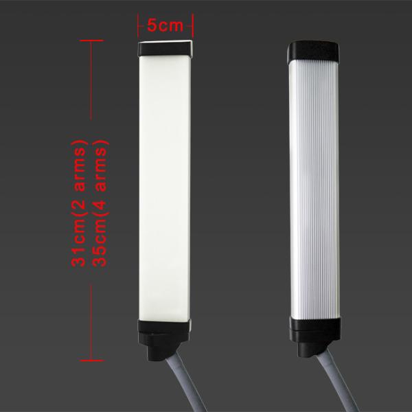 48w 96w Double Arms LED Fill Light Bicolor Eyelash Extension Beauty Lash Lamp For Live Streaming