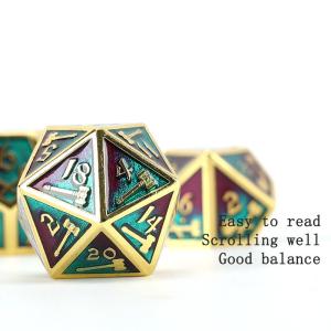Wholesale Customizable polyhedral dice set role-playing dice game RPG Dungeon and Dragon dice set board game from china suppliers