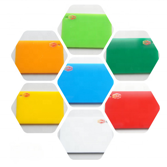 Customized Durable Translucent Colored Acrylic Sheets For Laser Machine Engraving