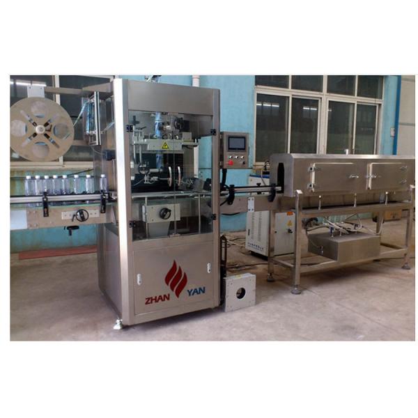 Labeling Machine For Cans , Bottle Packing Shrink Wrap Machine