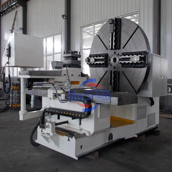 Professional Floor Type Lathe Conventional Facing Lathe For Flange Turning