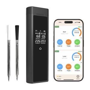 China 820FT Smart Wireless Meat Thermometer with Dual Probes Digital Digital Meat Thermometer for BBQ Grill on sale