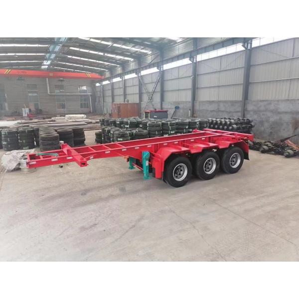 Three Axle Semi Trailer Platform Trailer Brand New Made In China