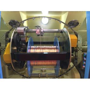 Wholesale Sky Blue Copper Wire Bunching Machine / PLC Cable Twisting Machine from china suppliers