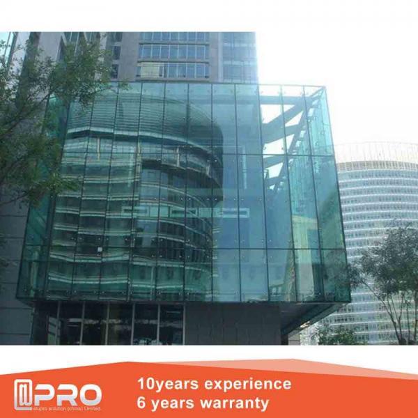 Quality Heatproof Structural Glazing Curtain Wall , Thermal Break Spider Curtain Wall for sale