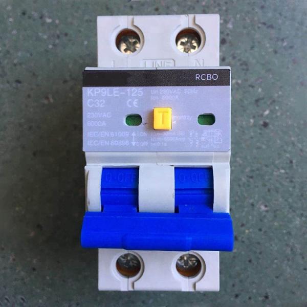 High quality 2P 4P 6kA C20A 30mA 1P+N 3P+N RCBO circuit breaker
