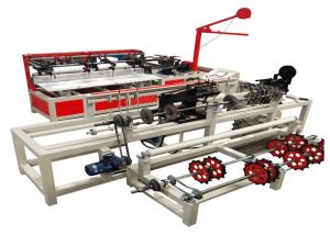 Customized Diamond Chain Link Fence Making Machine 2m - 4m Single Wire