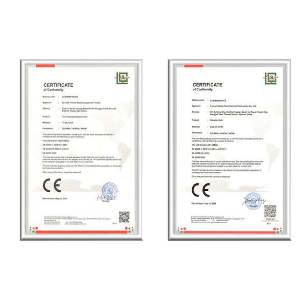 4.4KW Two Burners Built In Electric Induction Stove 730*430mm