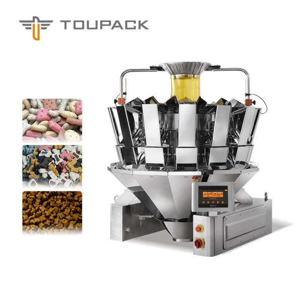 Granules Multihead Weigher 0.8/1.6L Granules Multihead Weigher Multiweight Machine Nuts Plain Plate/ Dimple Palte