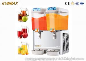 Wholesale 9.5 Gallon Cold Drink Fruit Juice Beverage Ice Tea Dispenser 18L X 2 Tanks from china suppliers